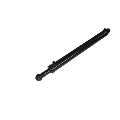 Cilindro idraulico 67x73x40x1000 con corsa di apertura 700 mm e raccordo idraulico Ø18 - immagine 2