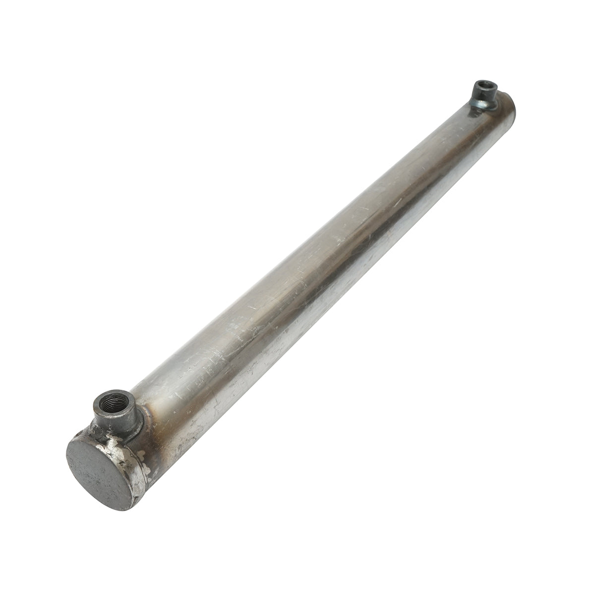 Cilindro idraulico 735 mm filettatura M18 con attacco idraulico Ø16 - immagine 3