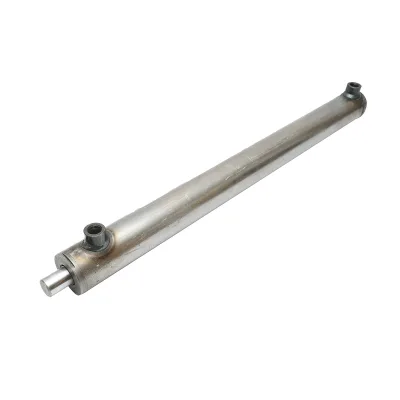Cilindro idraulico 735 mm filettatura M18 con attacco idraulico Ø16 - immagine 2