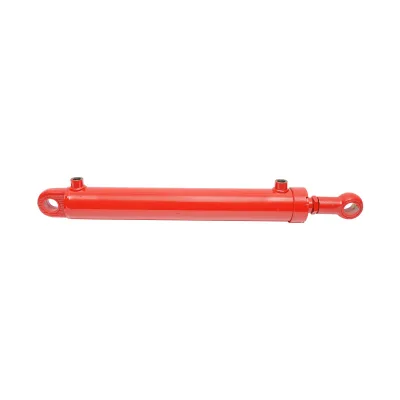 Cilindro idraulico 73x63x35x660x400mm attacco olio Ø18