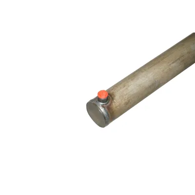 Cilindro idraulico 750 mm filettatura M20 con attacco idraulico Ø 20 - immagine 5