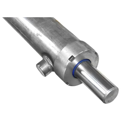 Cilindro idraulico 750 mm filettatura M20 con attacco idraulico Ø 20 - immagine 4