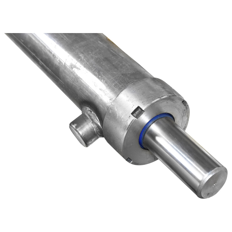Cilindro idraulico 750 mm filettatura M20 con attacco idraulico Ø 20 - immagine 4