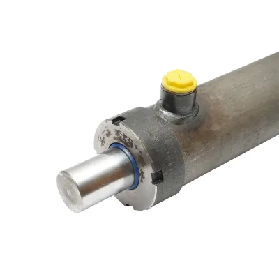 Cilindro idraulico 800 mm filettatura M20 con attacco idraulico Ø20 - immagine 4
