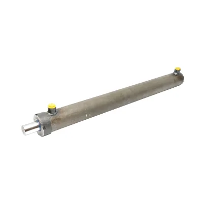 Cilindro idraulico 800 mm filettatura M20 con attacco idraulico Ø20 - immagine 2
