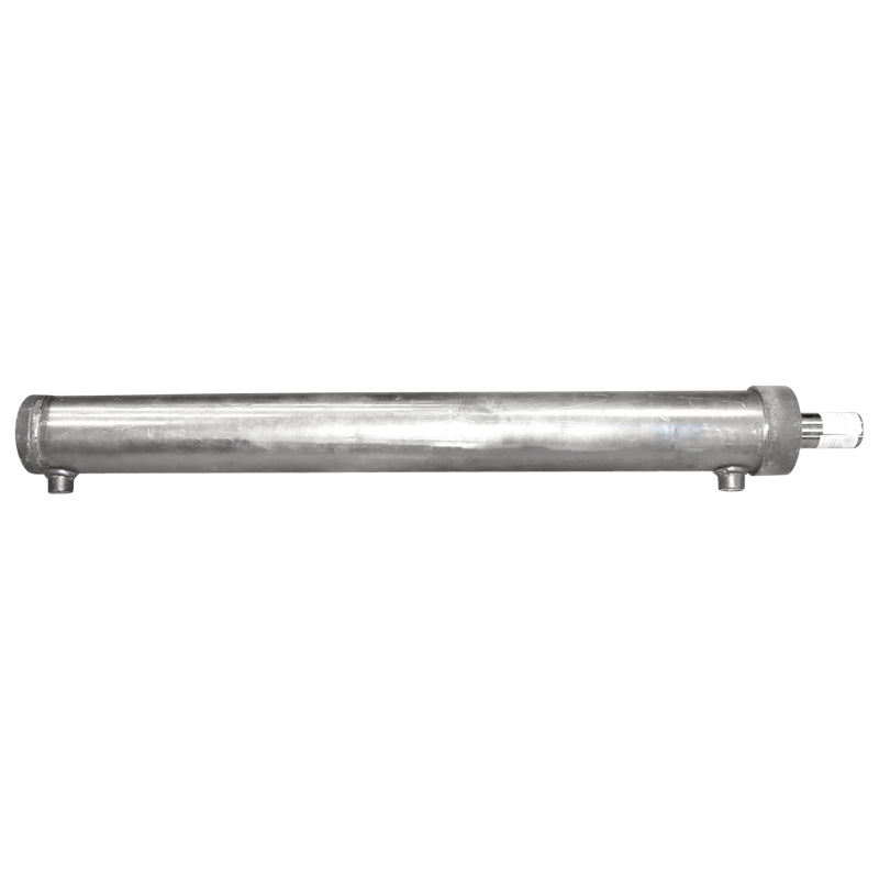 Cilindro idraulico 850 mm con filettatura M20 e raccordo idraulico Ø20