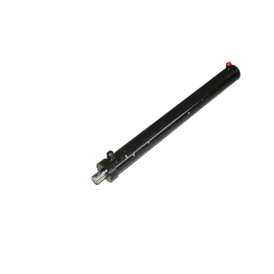 Cilindro idraulico 900 mm con filettatura M20 e raccordo idraulico Ø20 - immagine 2