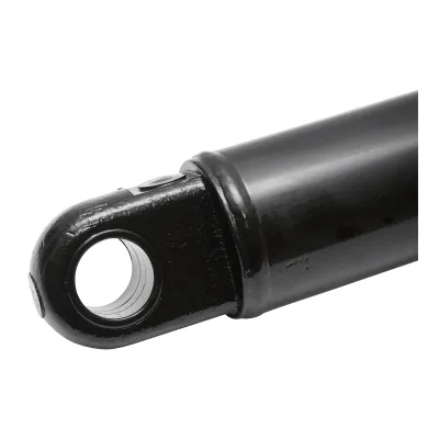 Cilindro idraulico 92x80x50x910x600 con raccordo idraulico Ø18 - immagine 3