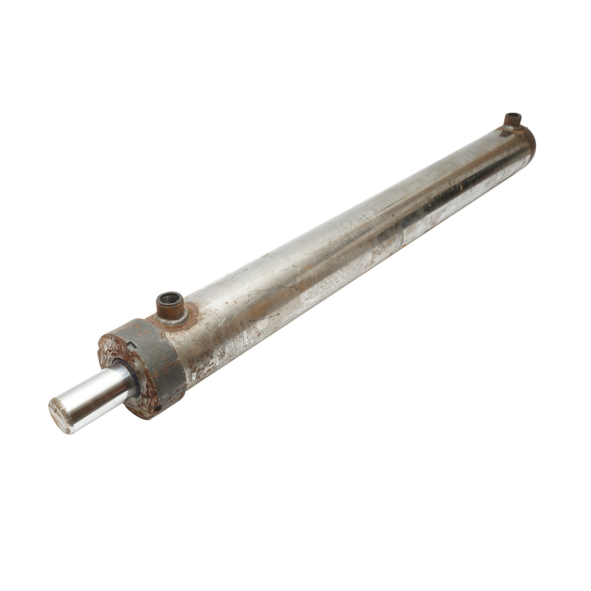 Cilindro idraulico 950 mm filettatura M20 con attacco idraulico Ø 20 - immagine 3