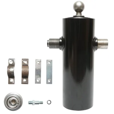 Cilindro idraulico per ribaltamento rimorchio 6 Ton con corsa a 5 gradini 1370mm - immagine 2