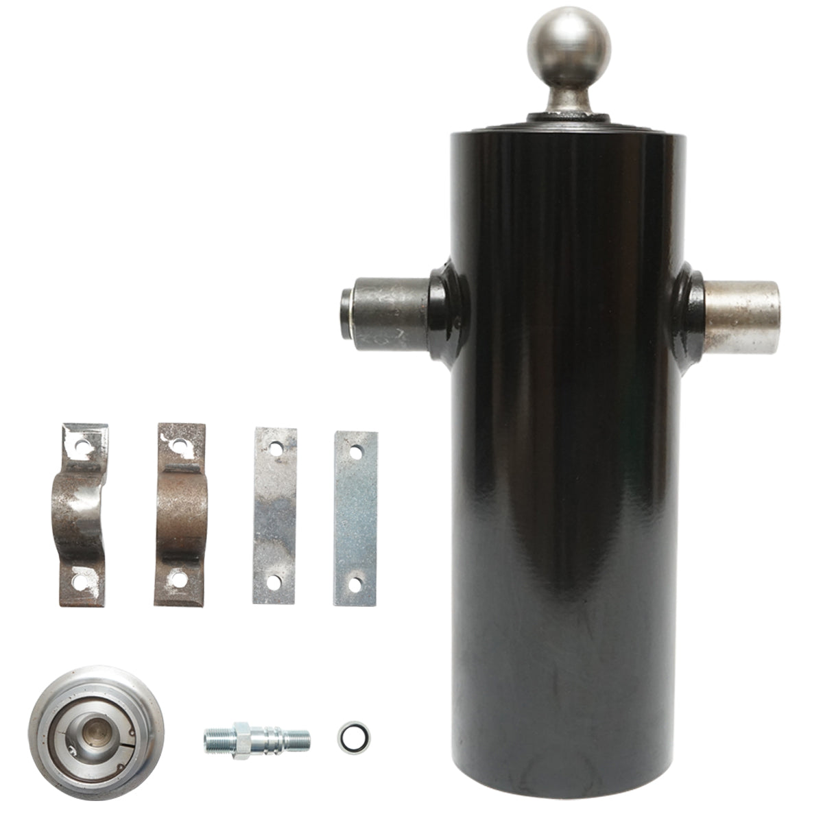 Cilindro idraulico per ribaltamento rimorchio 6 Ton con corsa a 5 gradini 1370mm - immagine 2