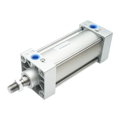 Cilindro pneumatico in alluminio fi 63mm, corsa 100mm - immagine 2