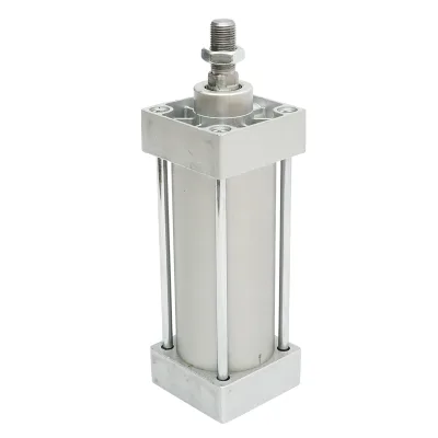 Cilindro pneumatico in alluminio fi 63mm, corsa 100mm - immagine 4