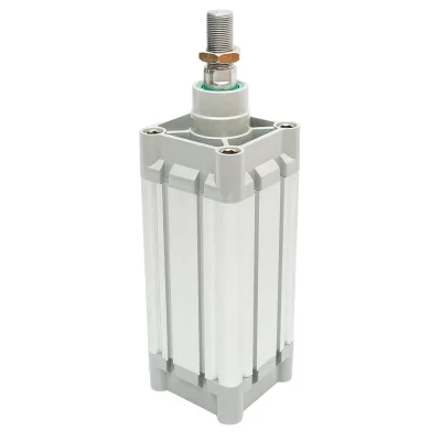 Cilindro pneumatico in alluminio fi 80mm, corsa 100mm - immagine 4