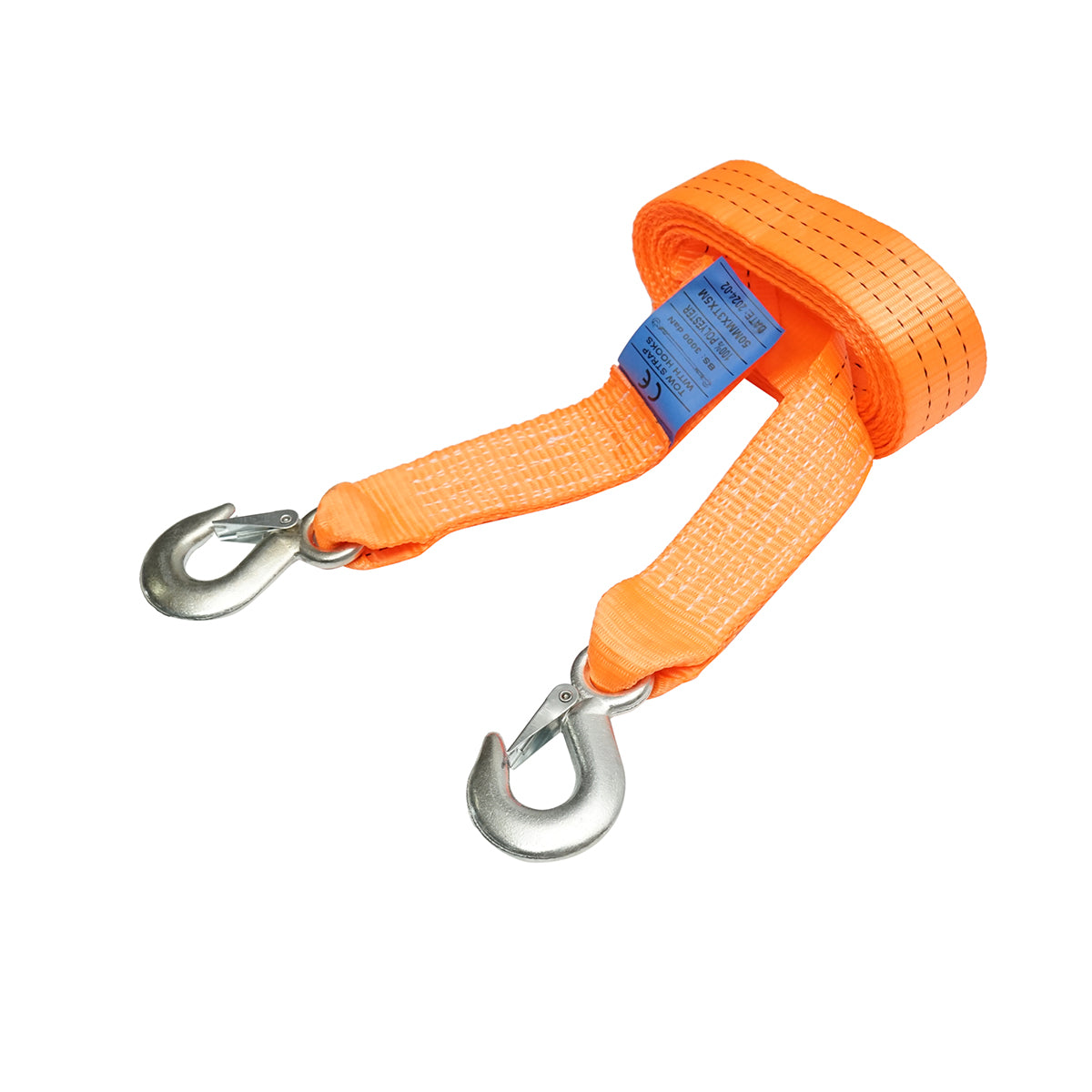 Cinghia da traino 5mx45mm Gancio 5T con sicurezza Breckner Germany
