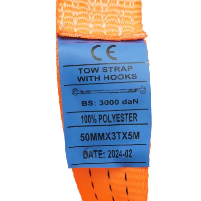 Cinghia da traino 5mx45mm Gancio 5T con sicurezza Breckner Germany - immagine 3