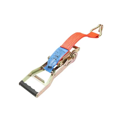 Cinghia di ancoraggio merci 10m x 50mm 5T, Cinghia con cricchetto Ergo e gancio - immagine 3