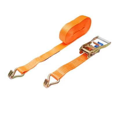 Cinghia di ancoraggio merci 15m x 50mm 5T, Cinghia a cricchetto e gancio - immagine 2