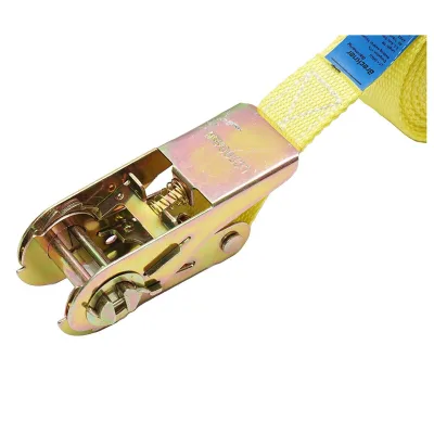 Cinghia di Ancoraggio Merci Cinghia di fissaggio, 5m x 25mm 245kg, Cricchetto - immagine 3