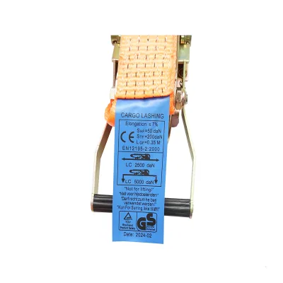 Cinghia di ancoraggio per carico 12mx50mm 5T (cricchetto singolo) Breckner Germany - immagine 3
