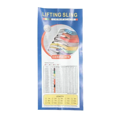 Cinghia di sollevamento 2T, 1m x 50mm - immagine 4