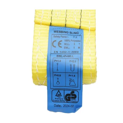 Cinghia di sollevamento 3T, 1m x 75mm - immagine 3