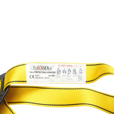 Cintura di sicurezza tipo imbracatura regolabile in 3 punti, larghezza cintura 45 mm, resistenza massima 2000 kg Crownman - immagine 3