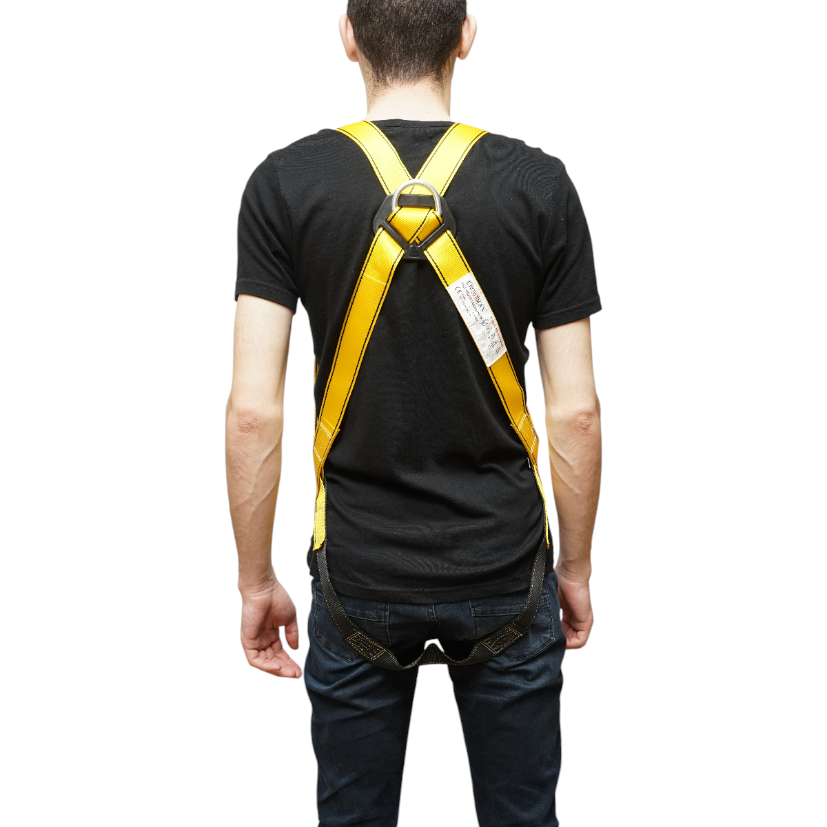 Cintura di sicurezza tipo imbracatura regolabile in 3 punti, larghezza cintura 45 mm, resistenza massima 2000 kg Crownman - immagine 5