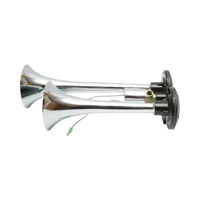 Clacson a 2 trombe 12/24V per compressore d’aria. - immagine 2