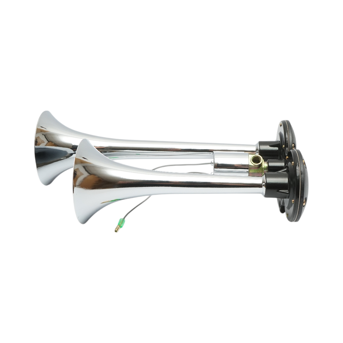 Clacson a 2 trombe 12/24V per compressore d’aria. - immagine 2