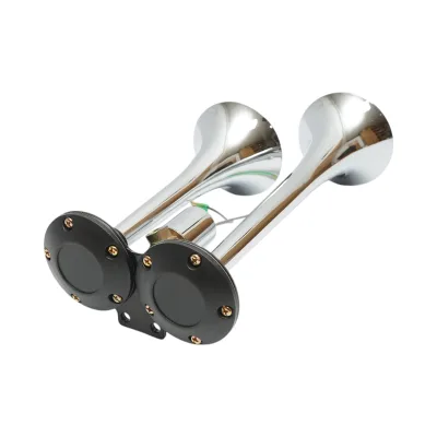 Clacson a 2 trombe 12/24V per compressore d’aria. - immagine 3