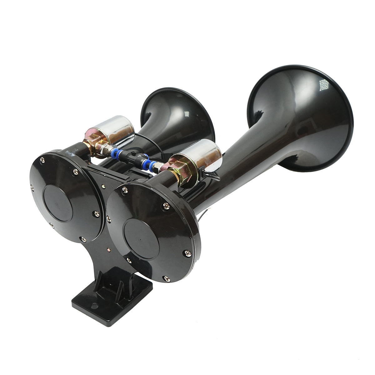 Clacson a 2 trombe 12V/24V per compressore d’aria. - immagine 2
