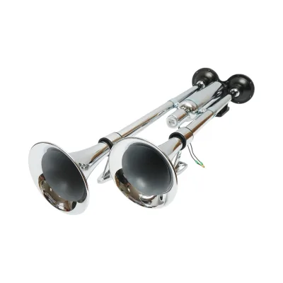 Clacson a 2 trombe 12V/24V per compressore d’aria.