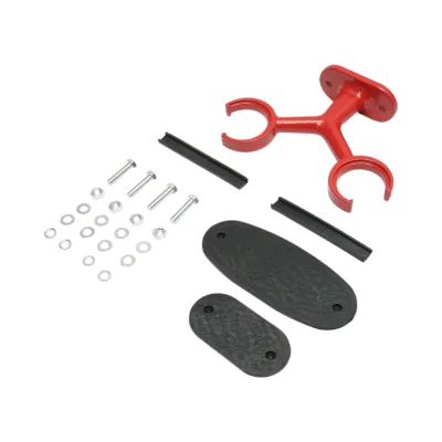 Clacson a 2 trombe rosso 12V/24V per compressore d’aria. - immagine 6