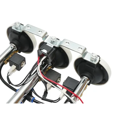 Clacson a 3 trombe 24V per compressore d’aria - immagine 6