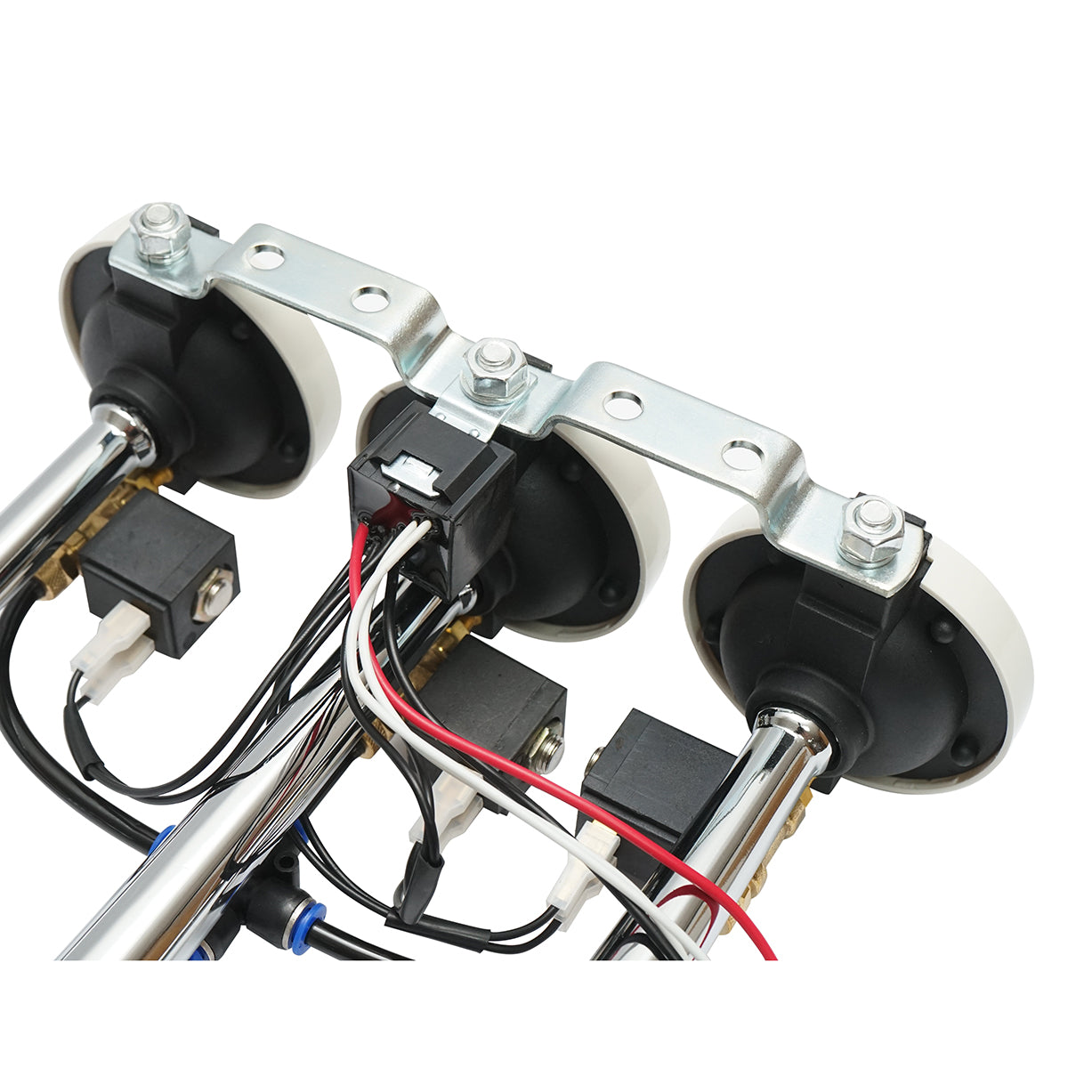 Clacson a 3 trombe 24V per compressore d’aria - immagine 6