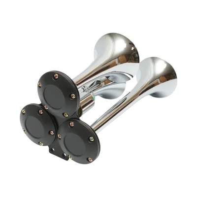 Clacson a 3 trombe per compressore d’aria 12/24V. - immagine 3