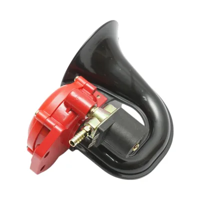 Clacson pneumatic 24V a tromba per compressore d’aria - immagine 3