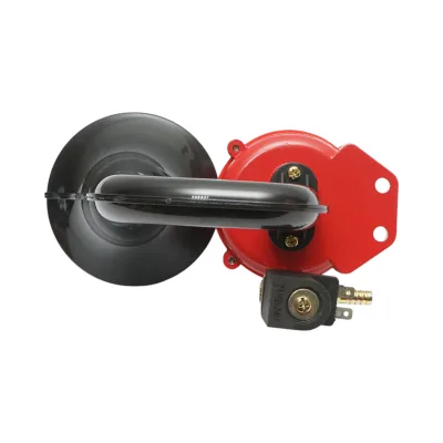 Clacson pneumatic 24V a tromba per compressore d’aria - immagine 4