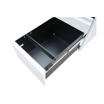 Classificatore metallico a 3 cassetti con ruote – 600×390×520 mm, grigio RAL 7035 Breckner Germany - immagine 6