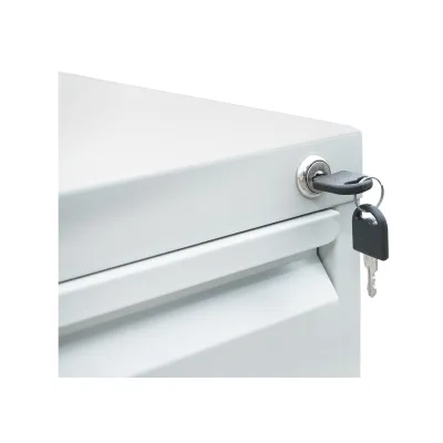 Classificatore metallico a 4 cassetti – 1337×462×620 mm, RAL 7035 Breckner Germany - immagine 6