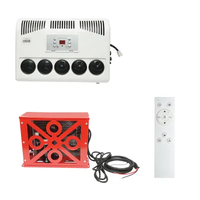 Climatizzatore fisso per macchinari industriali AC universale 12V 2400W con telecomando – Condizionatore d'Aria Climatizzatore Adatto Camion Autobus Camper Caravan
