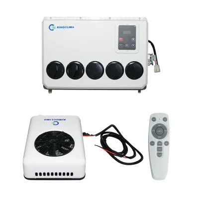 Climatizzatore fisso per macchinari industriali AC universale 12V, 2600W, 8900BTU  con telecomando – Condizionatore d'Aria Climatizzatore Adatto Camion Autobus Camper Caravan
