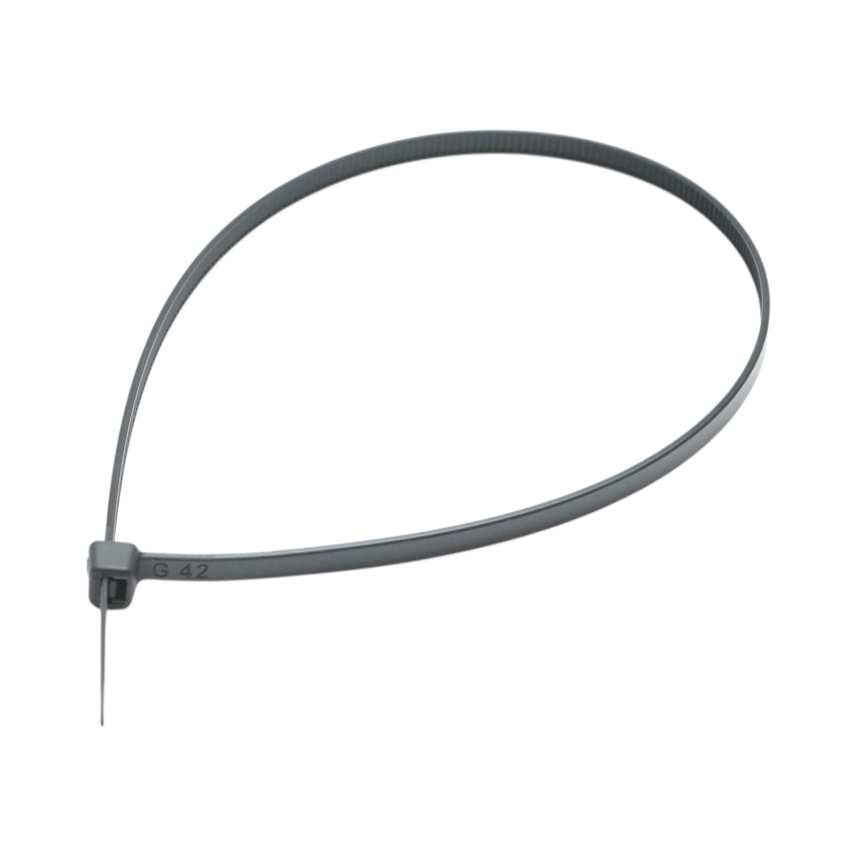 Collare in plastica nera sfaccettato 4,7x350mm per il fissaggio di copricerchi auto 100 pezzi/set Longroad - immagine 3