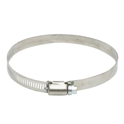 Collare per tubo in acciaio inox regolabile, 100-120 mm