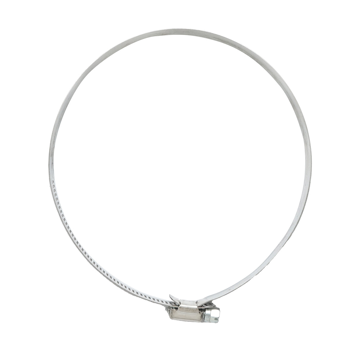 Collare per tubo in acciaio inox regolabile, 130-152 mm - immagine 2