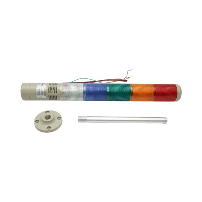 Colonna di segnalazione a LED 12-30V AC con sirena a 5 colori Breckner Germany - immagine 2
