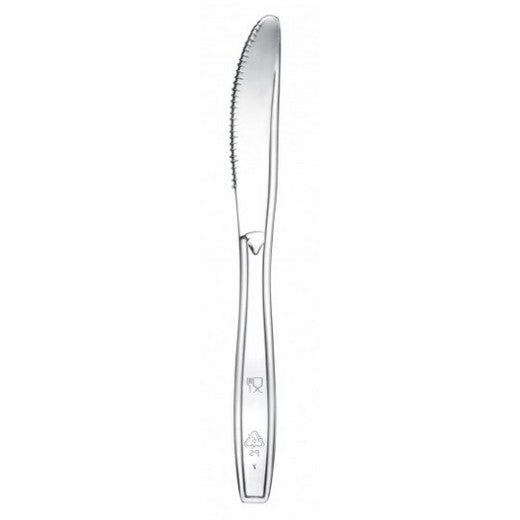 Coltelli Lux Riutilizzabili/Lavabili, Trasparenti 50 pezzi - immagine 3