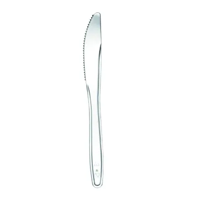 Coltelli Lux Riutilizzabili/Lavabili, Trasparenti 50 pezzi