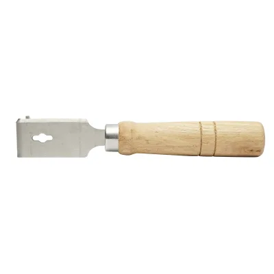 Coltello da apicoltore con manico in legno per la pulizia dei telaini di cera e propoli - immagine 5